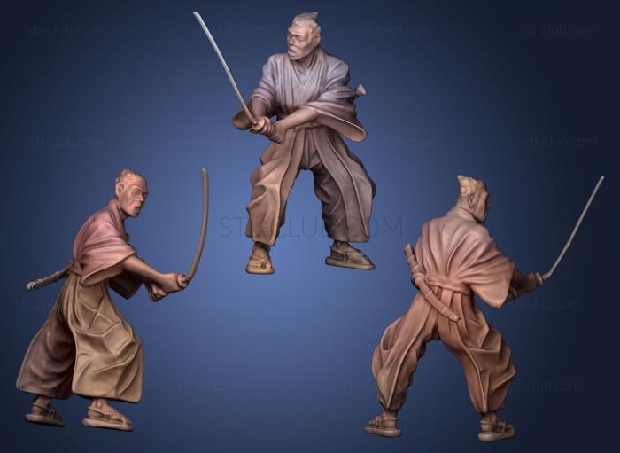 3D model Samurai (STL)